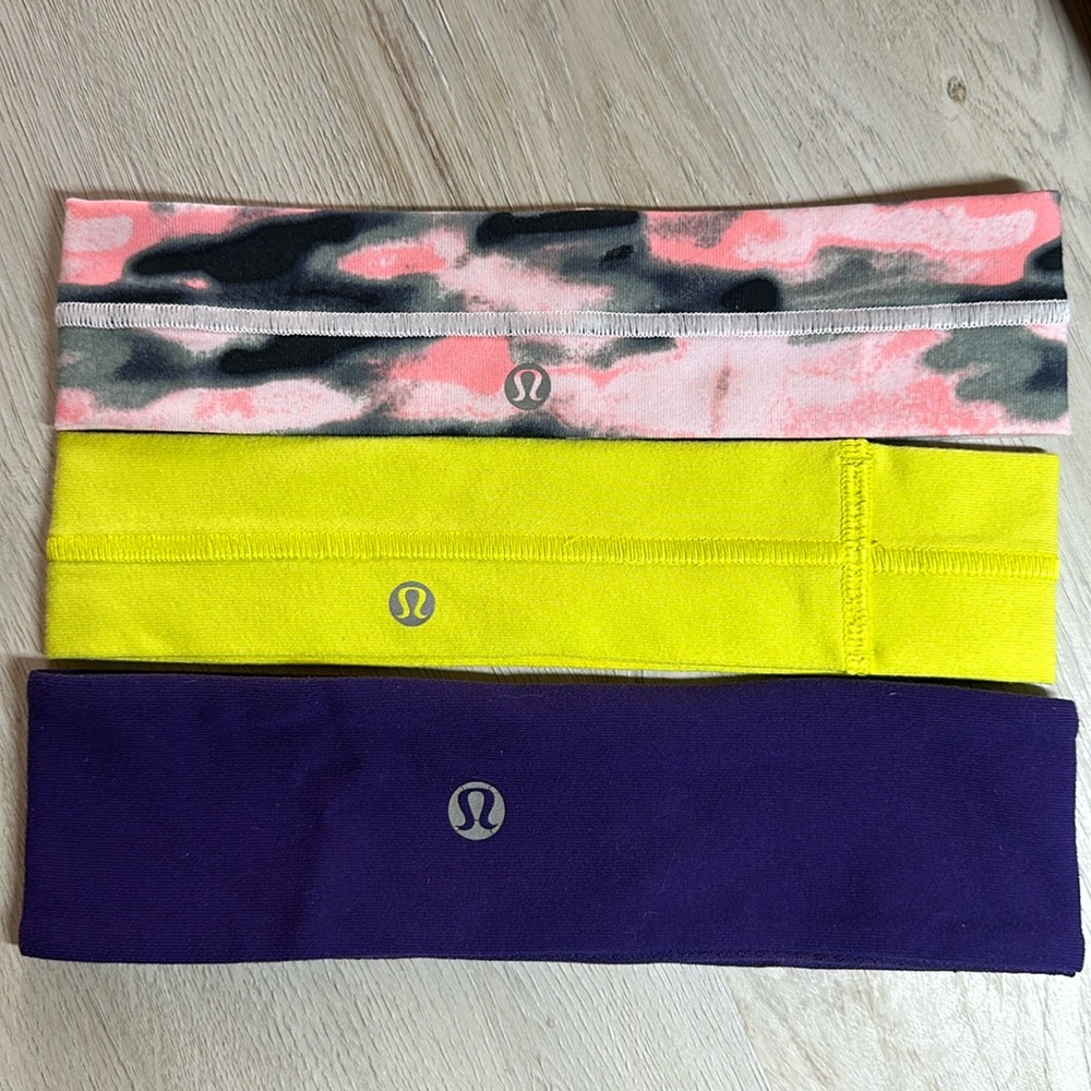 Lululemon Headbands *3 Included* One Size
